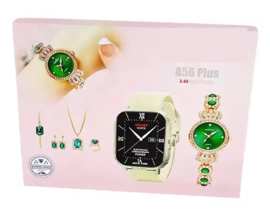 ساعة A56 الذكية