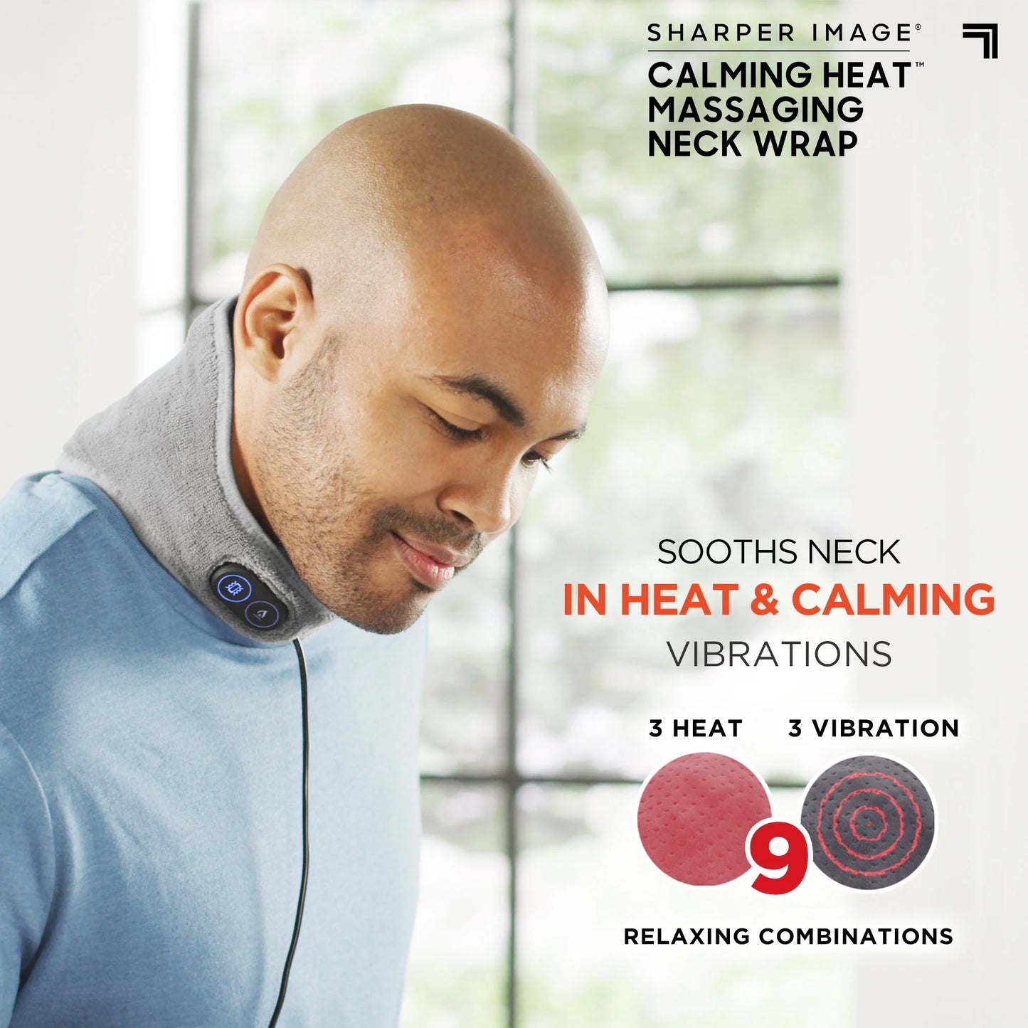 Calm Heat Massaging Neck Wrap